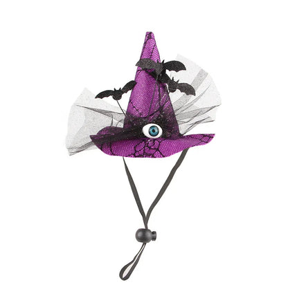 Halloween Witch Hat for Pets – Cat & Small Dog Costume Accessory
