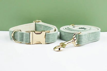 Light Green Corduroy Walking Set