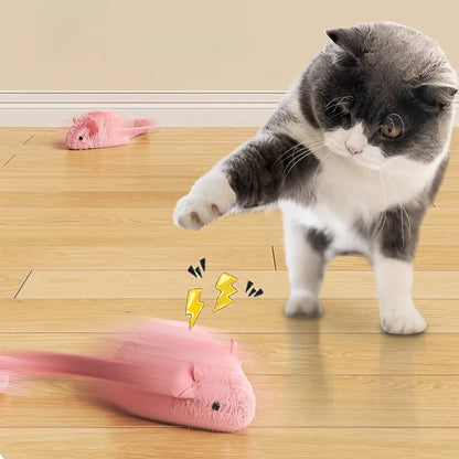 Interactive Light-Up Mouse Toy