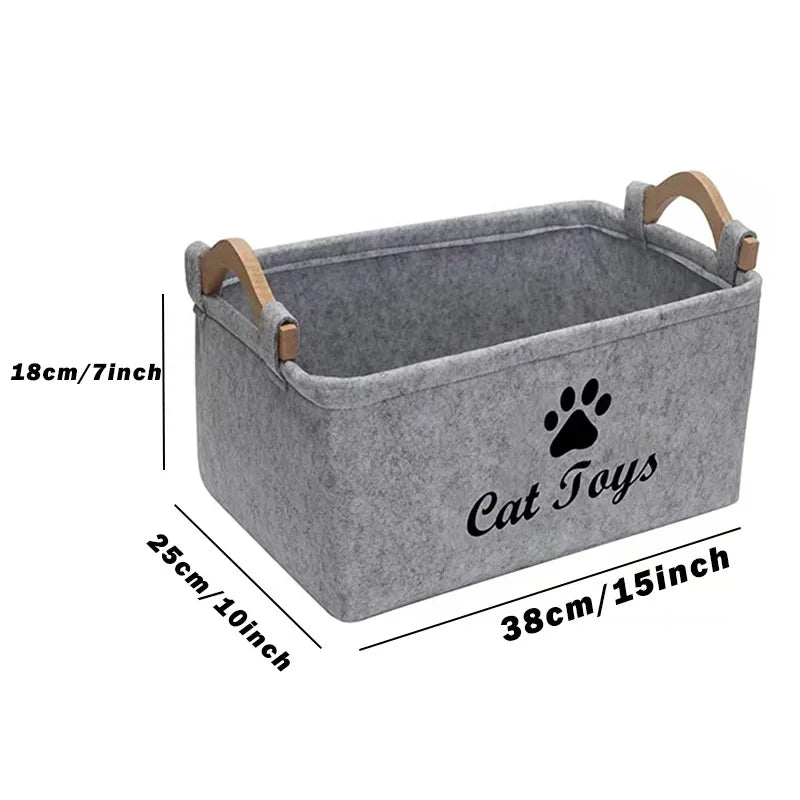 Cat Storage Basket - Rectangular