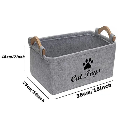 Cat Storage Basket - Rectangular
