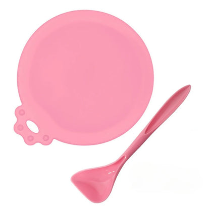 Universal Pet Food Can Covers & Spoon Set