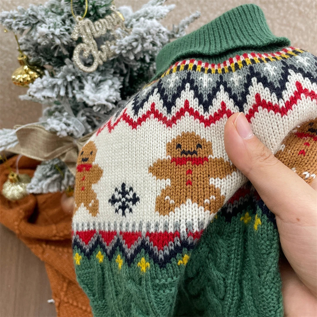 Knitted Pet Christmas Jumper