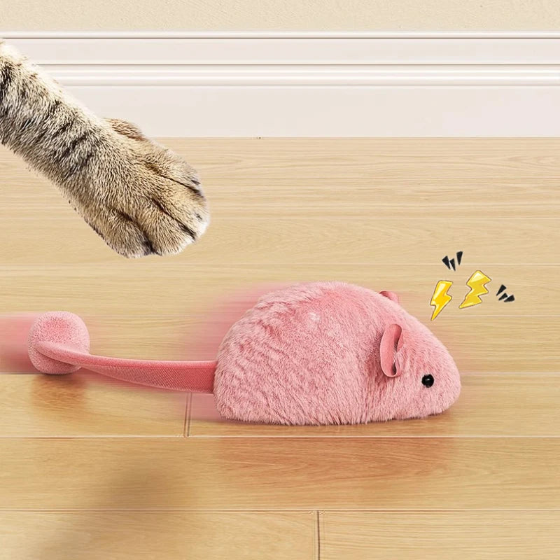Interactive Light-Up Mouse Toy
