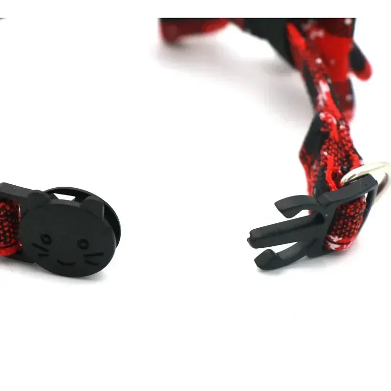 Christmas Plaid Pet Collar with Bell