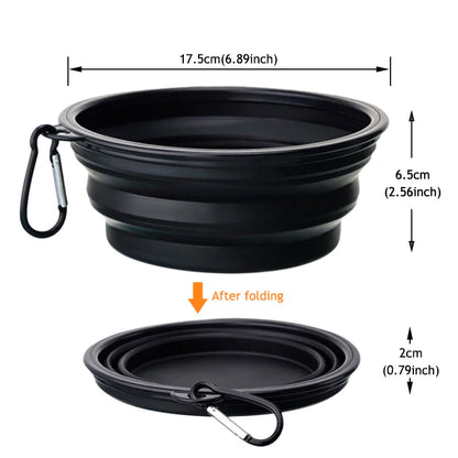 Collapsible Silicone Pet Bowl - 1000ml