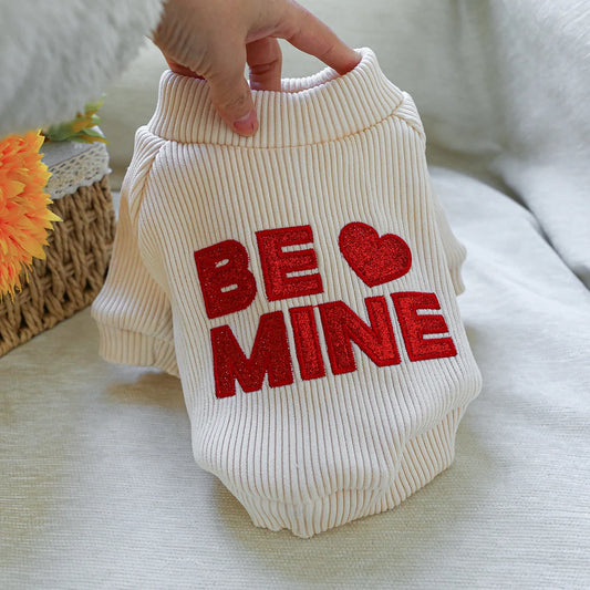 “Be Mine” Heart Pet Jumper