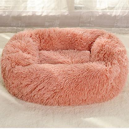Luxurious Plush Bed - Machine Washable Pet Sofa for Dogs & Cats