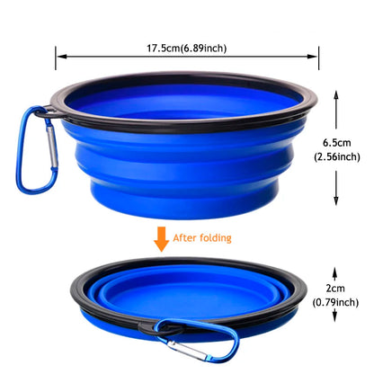 Collapsible Silicone Pet Bowl - 1000ml
