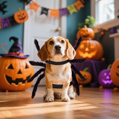 Halloween Spider Pet Costume – Dog & Cat Spider Cosplay