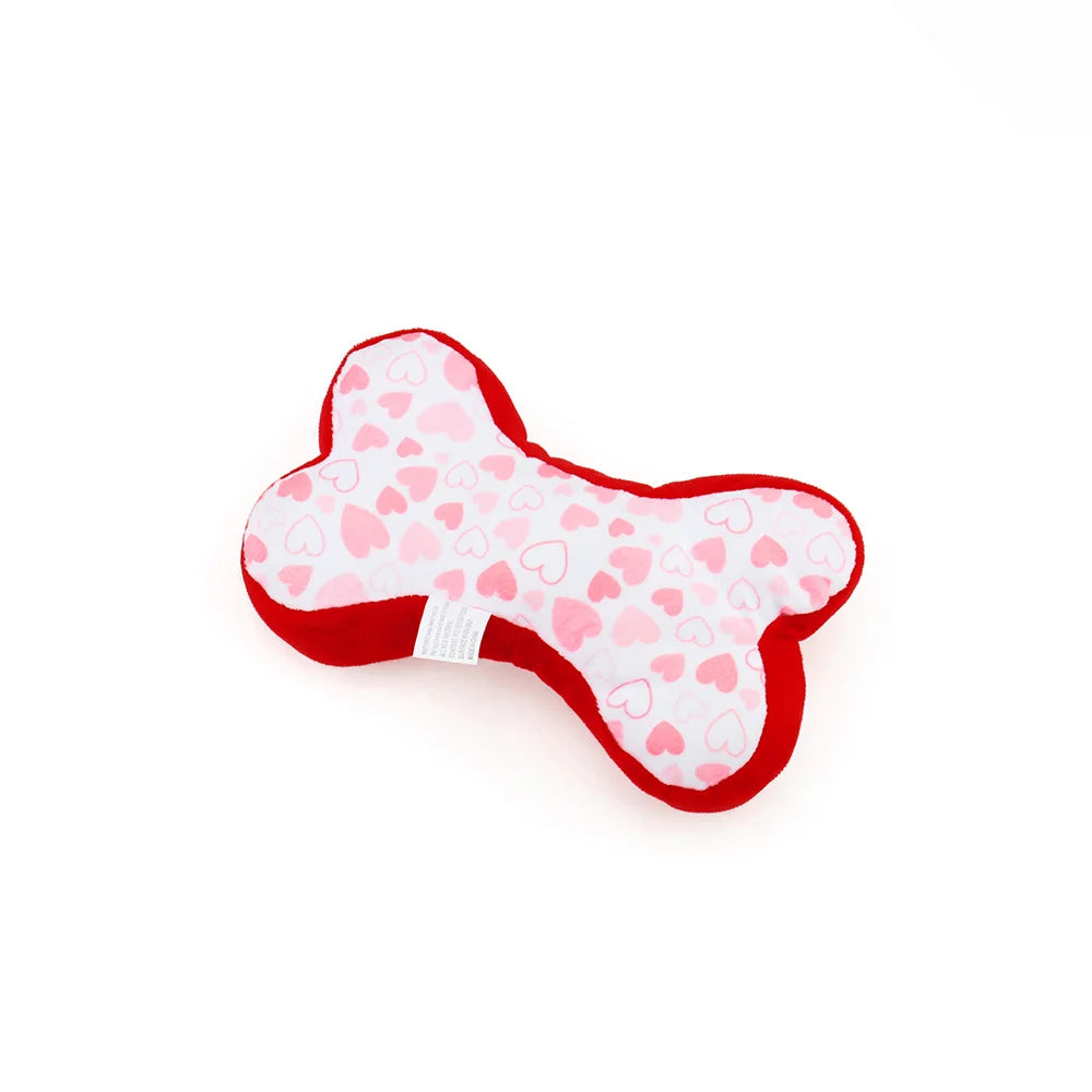 Valentine Squeaky Dog Toys (2-Pack)
