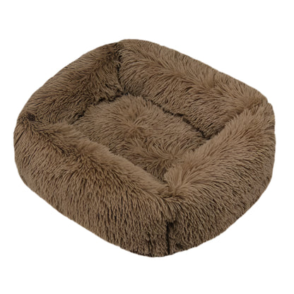 Luxurious Plush Bed - Machine Washable Pet Sofa for Dogs & Cats