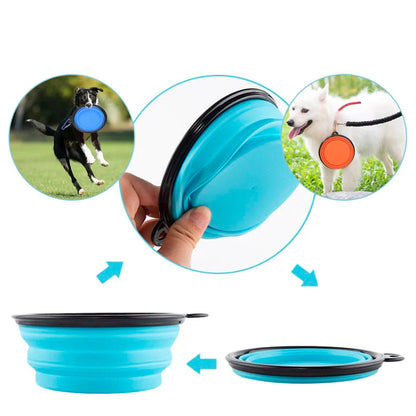 Collapsible Silicone Pet Bowl - 1000ml