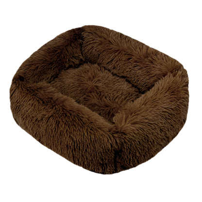 Luxurious Plush Bed - Machine Washable Pet Sofa for Dogs & Cats