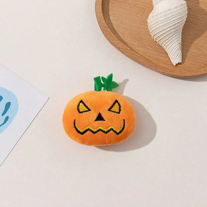 Halloween Pumpkin Plush Dog Toy
