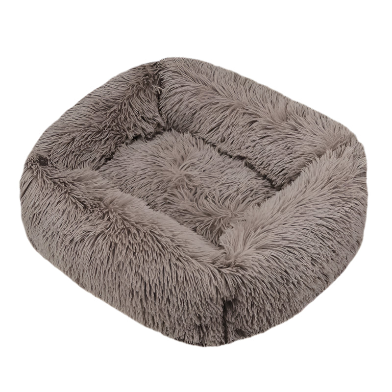 Luxurious Plush Bed - Machine Washable Pet Sofa for Dogs & Cats