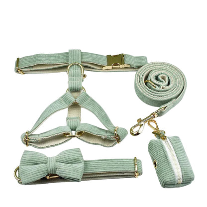 Light Green Corduroy Walking Set