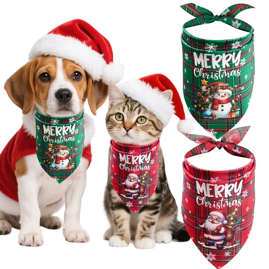 Festive Pet Bandana Collection