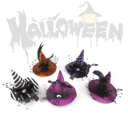 Halloween Witch Hat for Pets – Cat & Small Dog Costume Accessory