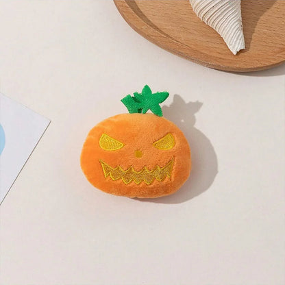 Halloween Pumpkin Plush Dog Toy