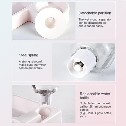 Auto-Refill Pet Water Dispenser with Food Bowl (500ml)