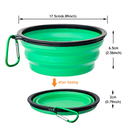 Collapsible Silicone Pet Bowl - 1000ml